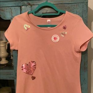 Justice reversible sequin dress